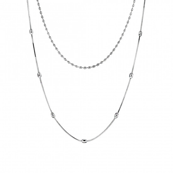 ZINZI silberne multi-look Kette 40-45cm ZIC1345