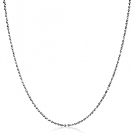 ZINZI zlv. koord collier 90cm