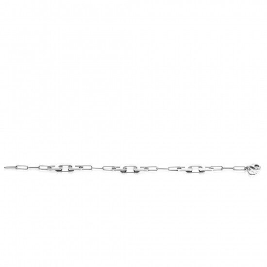 ZINZI zlv. armband fant. met rechthoek schakels