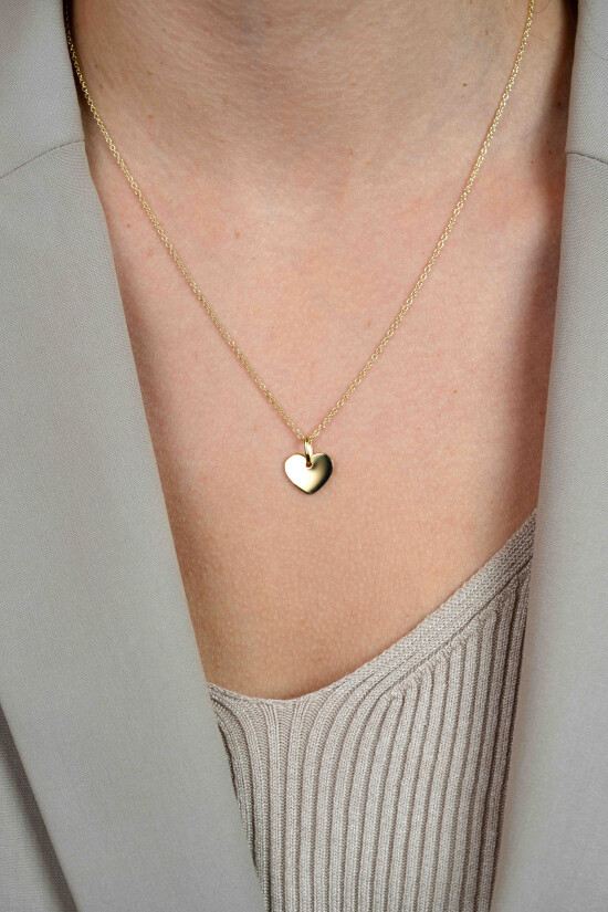 ZINZI zlv. hanger gg verg. glanzend hart 12mm