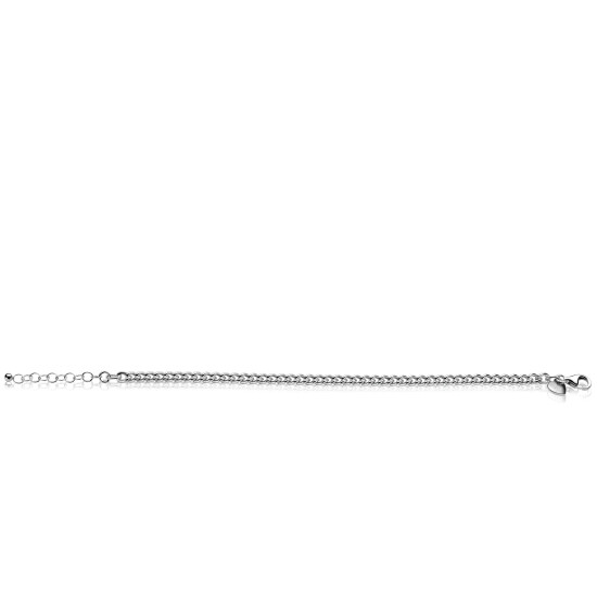 ZINZI zlv. armband gourmet massief 4.3mm