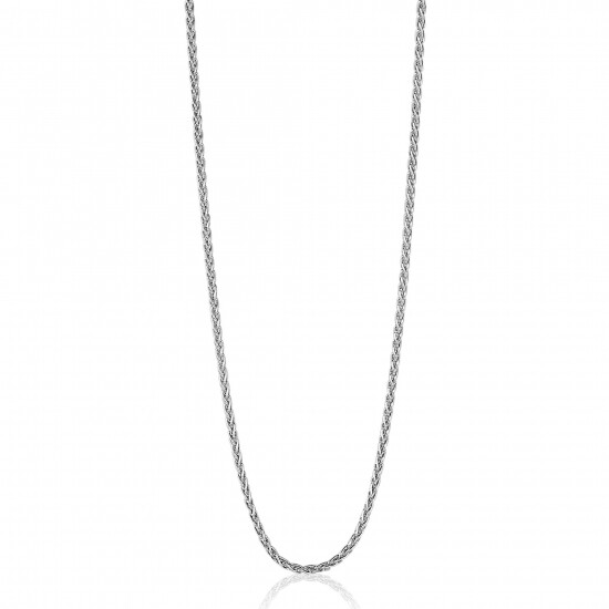 60cm ZINZI silberne Palmier Kette ZILC-P60