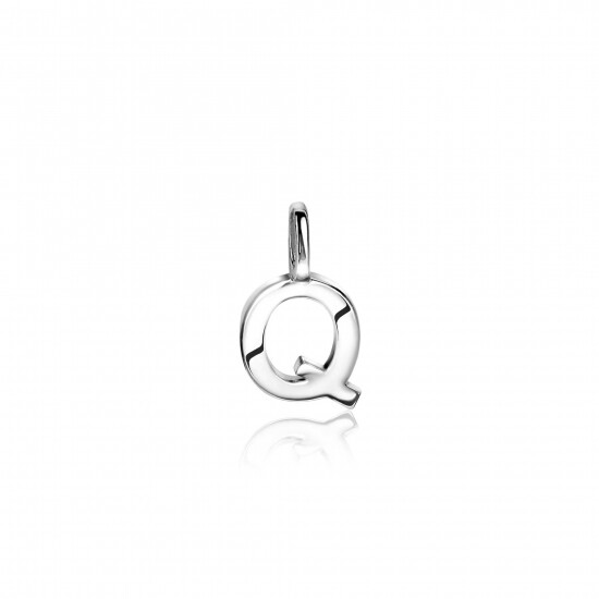 ZINZI silberner Buchstaben Anhänger Q ZIH2140Q