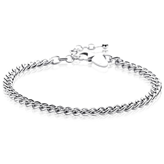 ZINZI zlv. armband gourmet massief 4.3mm