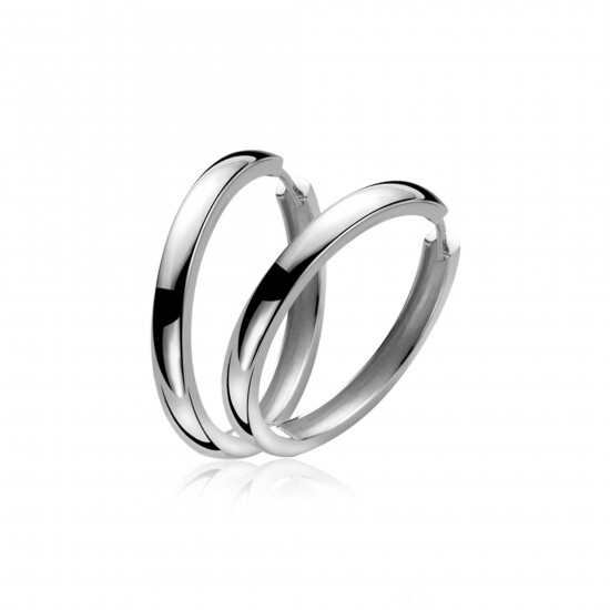 Zinzi silberne Kreolen 28 x 3mm ZIO193