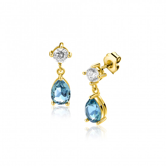 ZINZI zlv. oorstekers gg.verg.peer blauw/VK zirc.