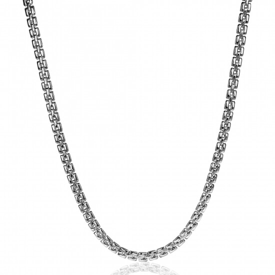 ZINZI silberne Halskette Rolex Style Glieder 4,5mm breit 43cm ZIC2148