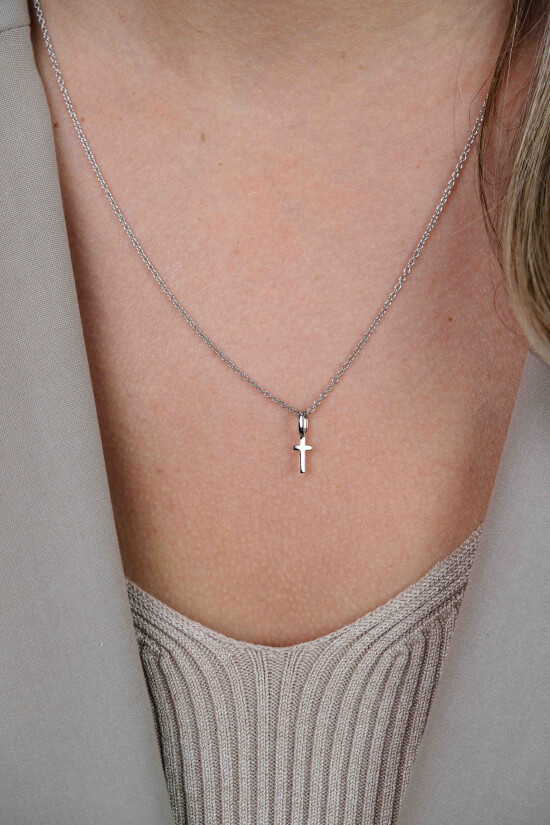 ZINZI silberner Anhänger Kreuz ZIH2082