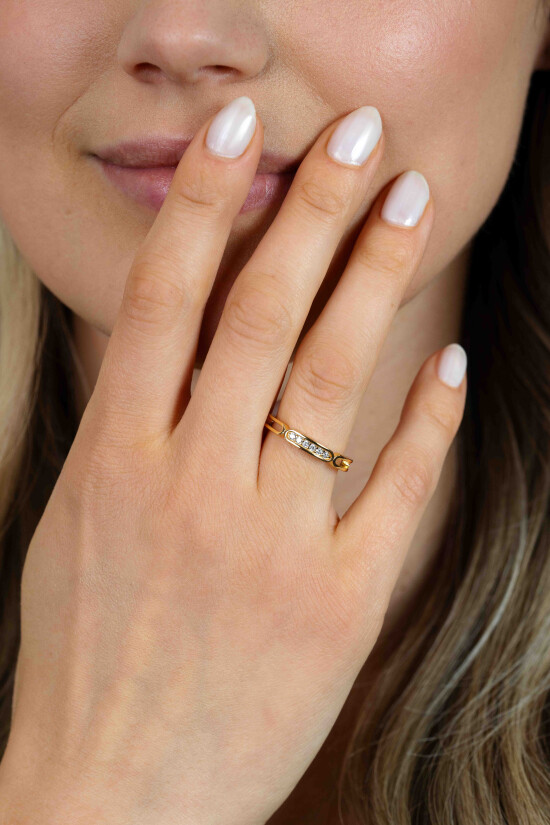 ZINZI zlv. aanschuifring bic.ovale vormen/zirc. mt.56