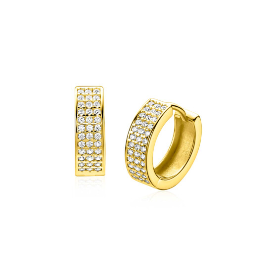 ZINZI zlv. oorsieraden geel verguld