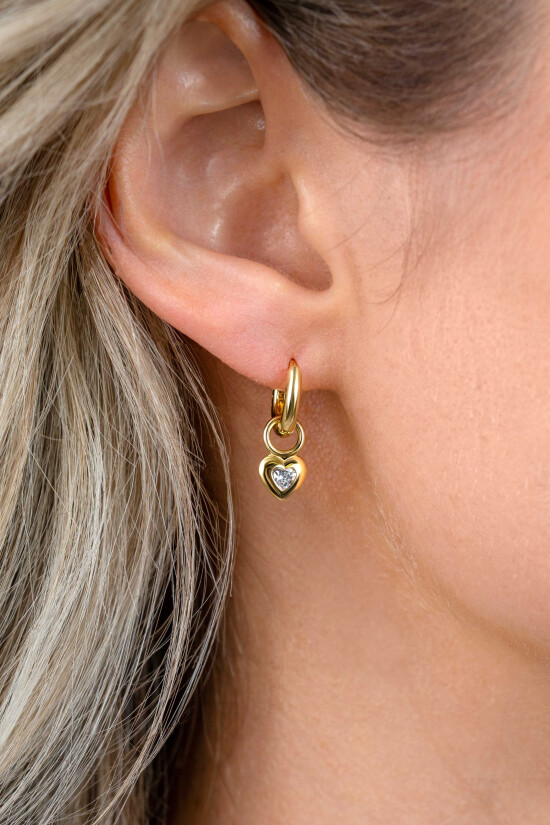 ZINZI zlv. oorbedels gg.verg.hart met hart zirconia