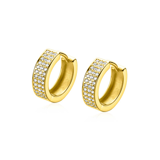 ZINZI zlv. oorsieraden geel verguld