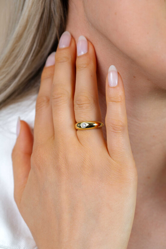 ZINZI zlv. ring gg.verg. bol met zirconia mt.62