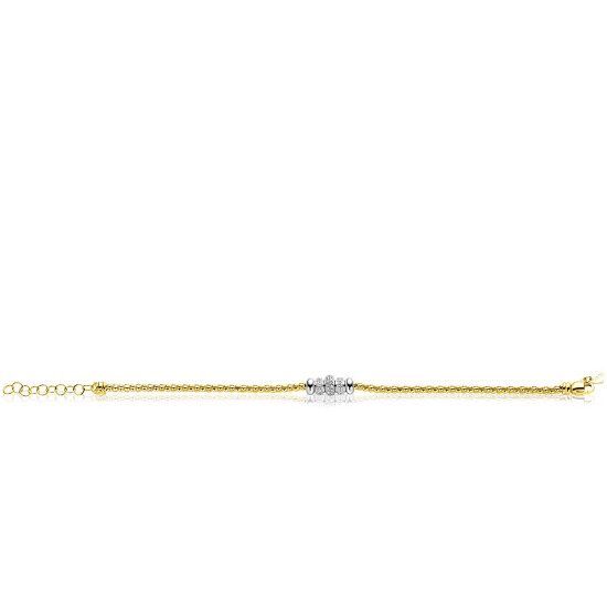 ZINZI zlv. armb.gg.verg.popcorn met donuts glad/zirc.