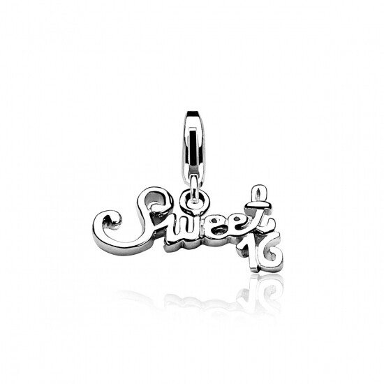 Zinzi silberner Anhänger Sweet 16 CHARMS272