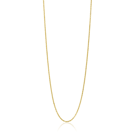 ZINZI GOLD anker lengtecollier 0,9mm 45cm