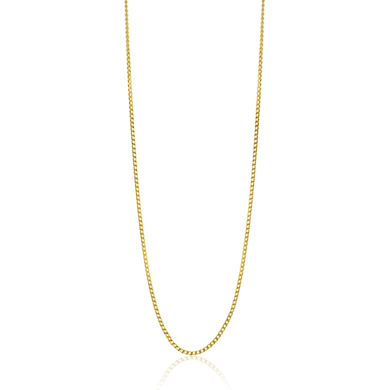 ZINZI GOLD gourmet lengtecollier 0,8mm 45cm