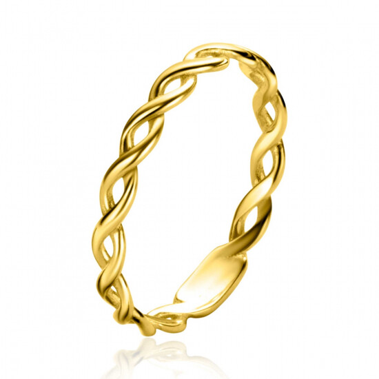 ZINZI Gold ring infinity 2.5mm mt. 58