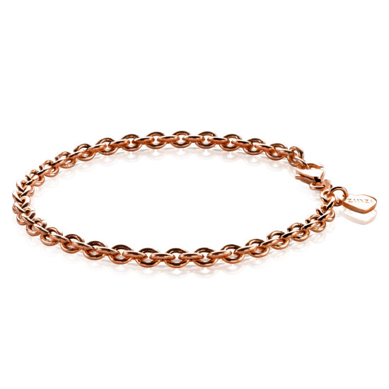 ZINZI silbernes Armband rosé vergoldet 19cm ZIA1153R