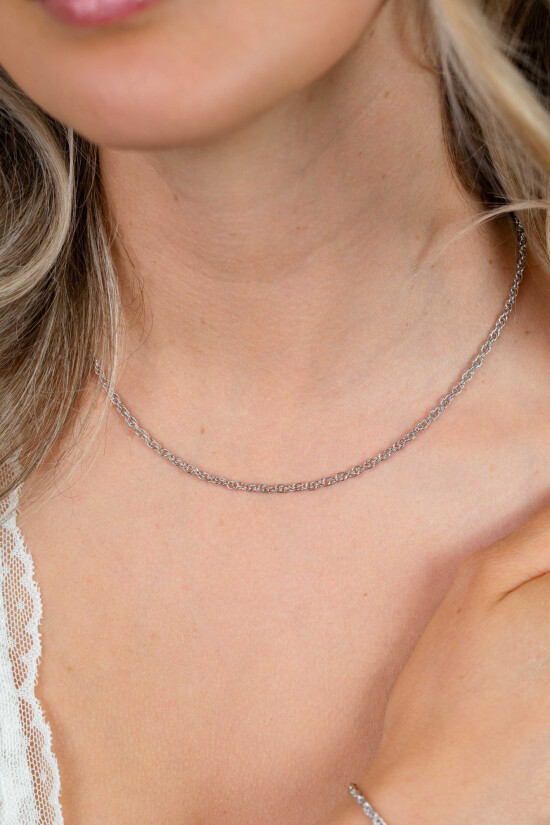 ZINZI zlv. collier fantasie koord 42+3cm