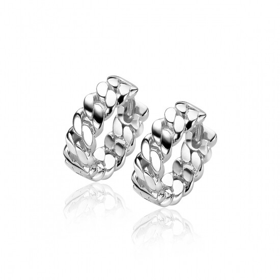 ZINZI silberne Ohrringe Gourmet 13 x 4mm ZIO2117