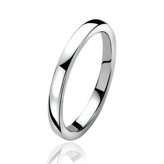 ZINZI silberner Ring glatt 2mm ZIR828