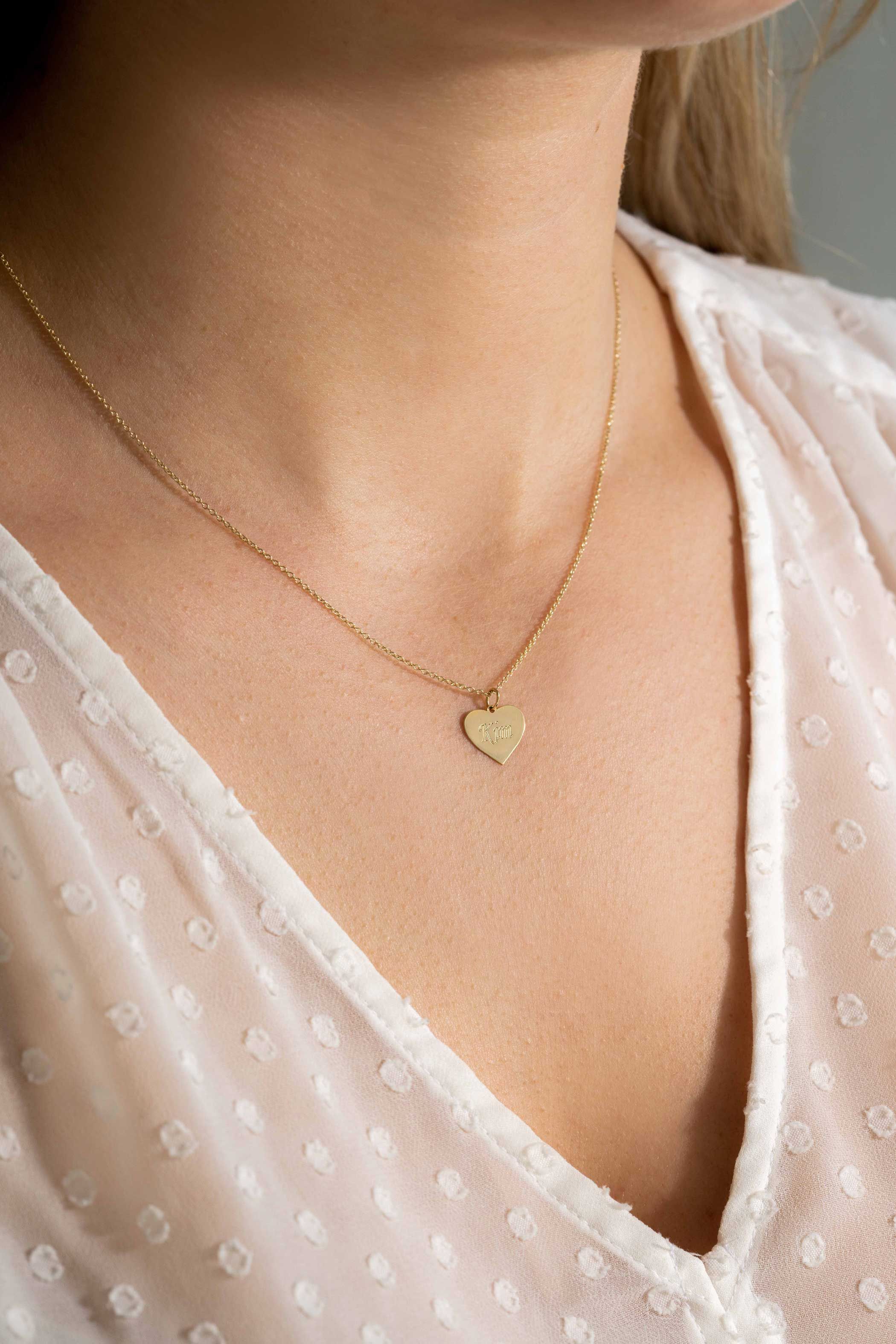 ZINZI GOLD hanger hart glad 11mm