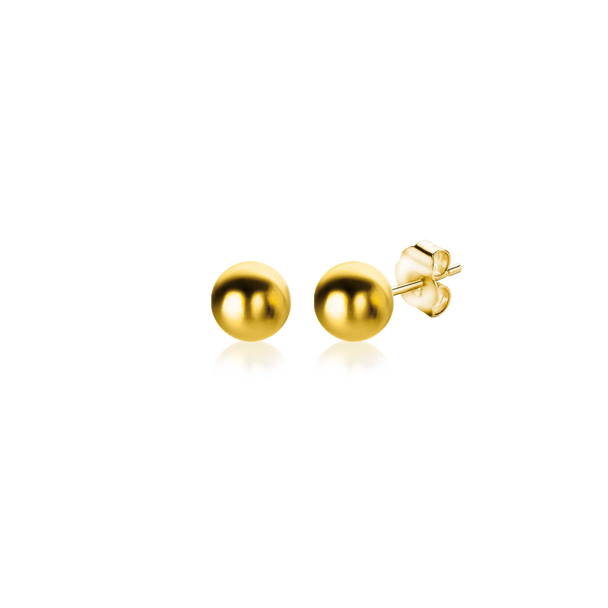 ZINZI GOLD oorknopjes bol 3mm