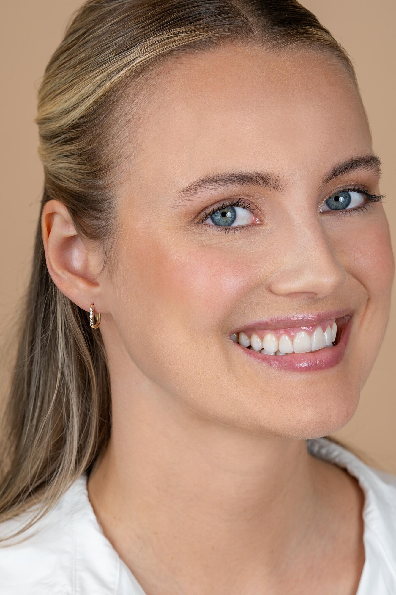 ZINZI GOLD klapcreolen rechthoek zirc.12.5x2mm