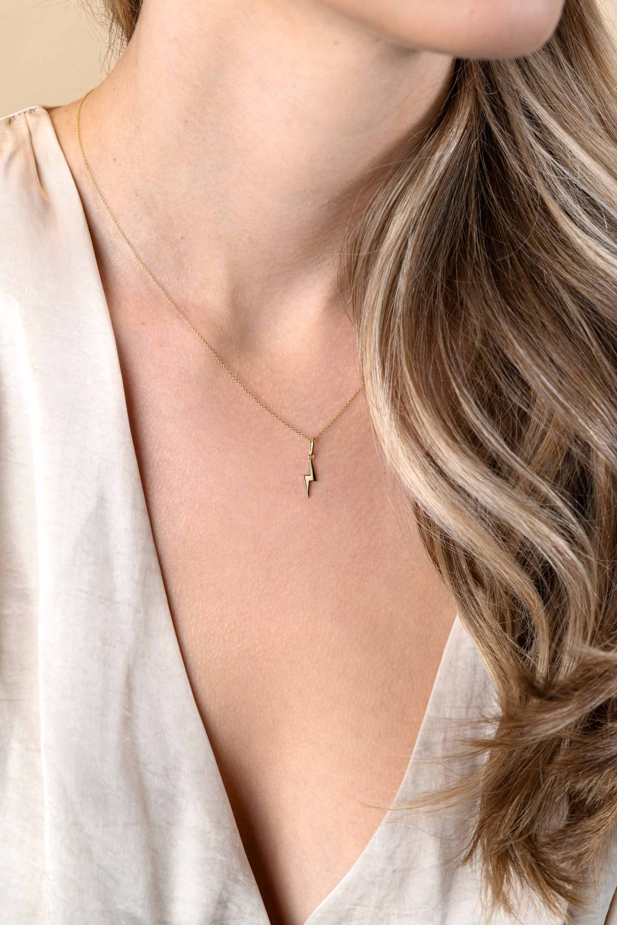 ZINZI GOLD hanger bliksemschicht
