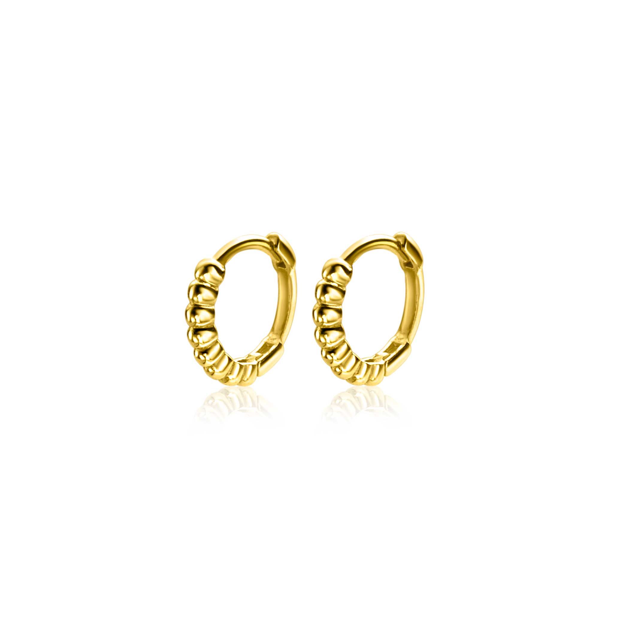 ZINZI GOLD creolen bolletjes 10x1.7mm