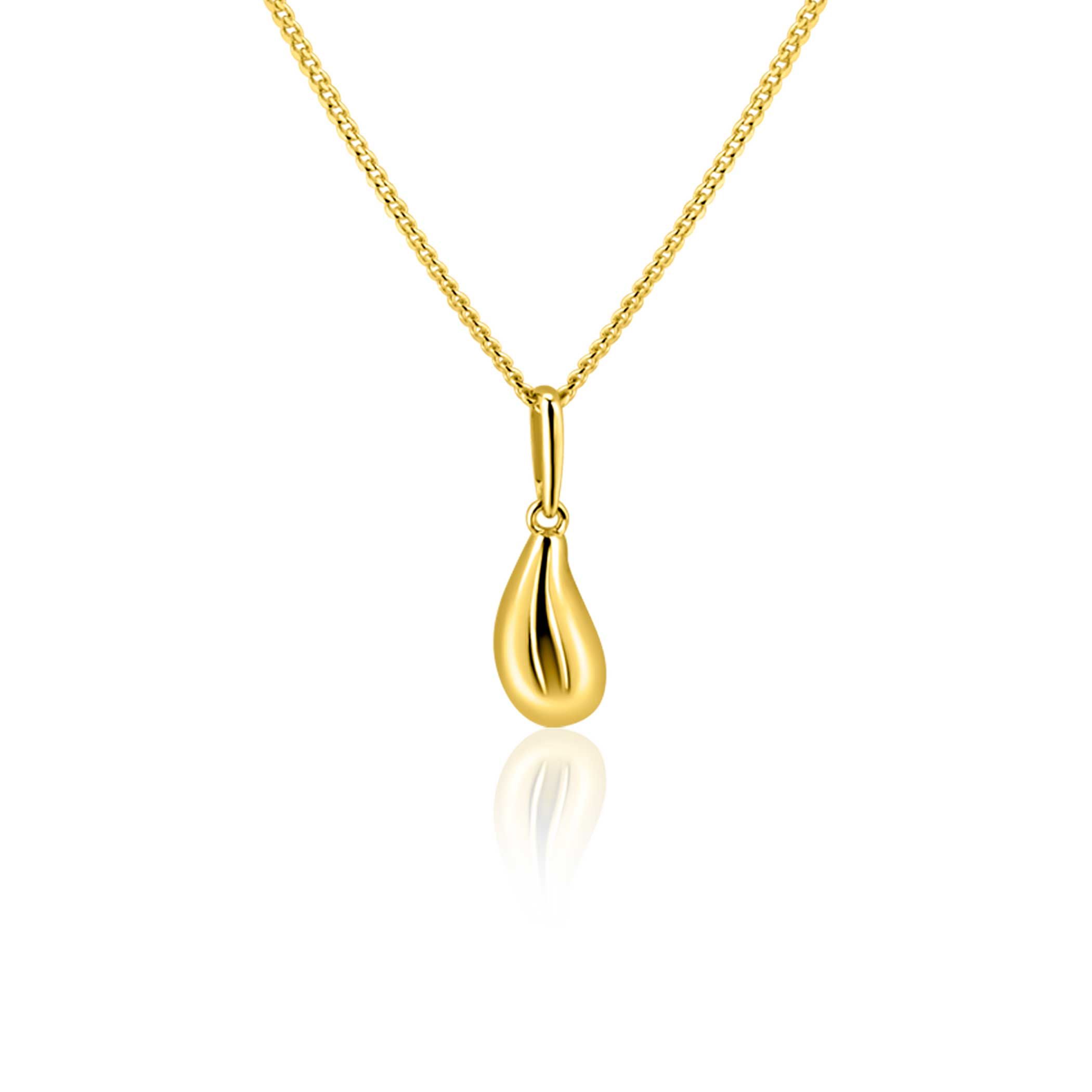 ZINZI GOLD hanger druppelvorm