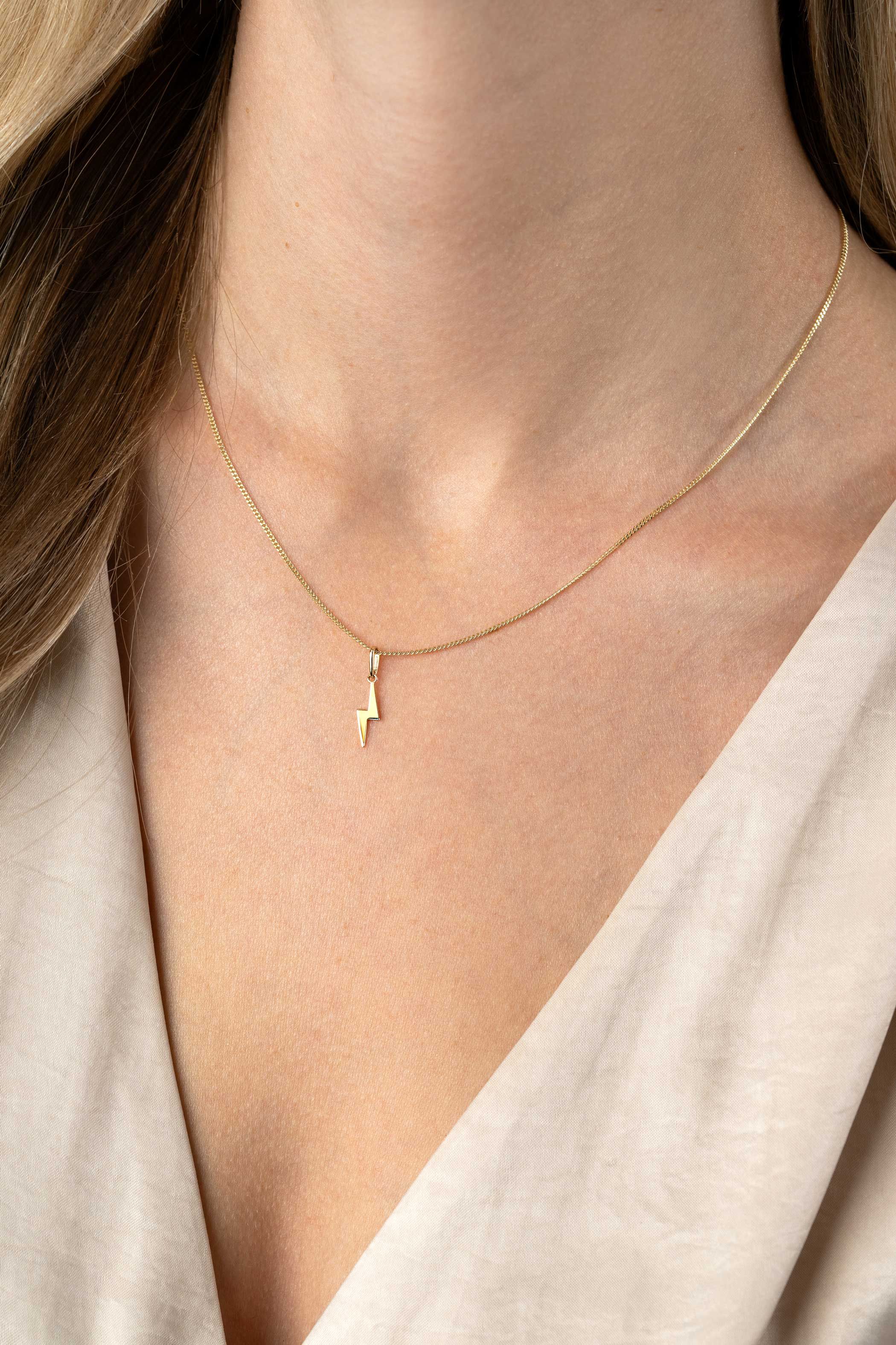 ZINZI GOLD hanger bliksemschicht