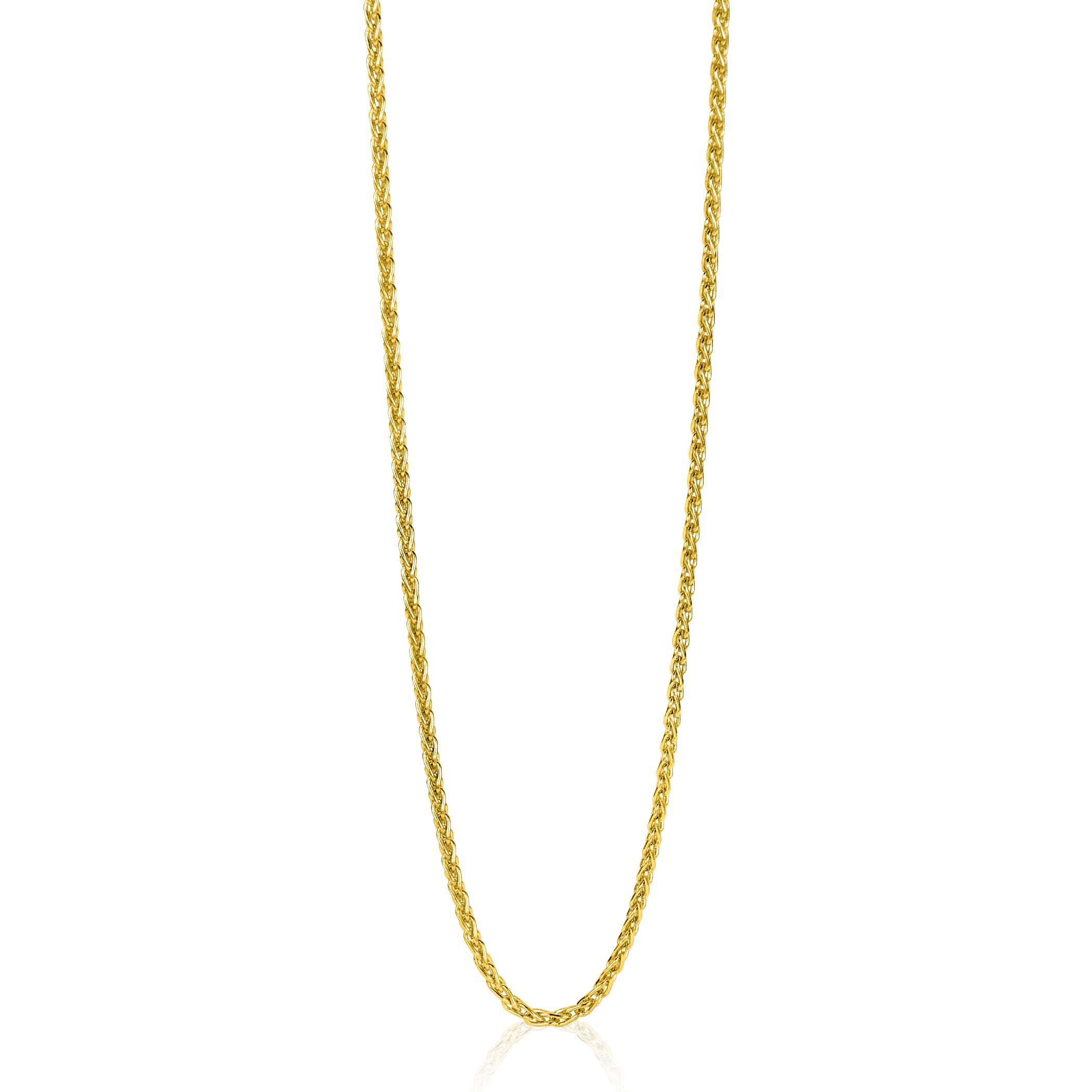 ZINZI GOLD collier palmier schakel 1.5mm 42cm