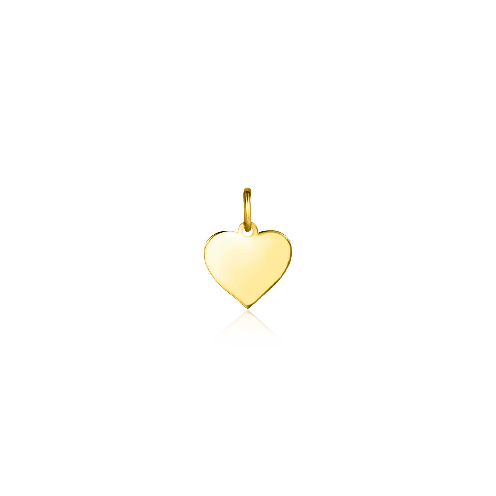 ZINZI GOLD hanger hart glad 8mm