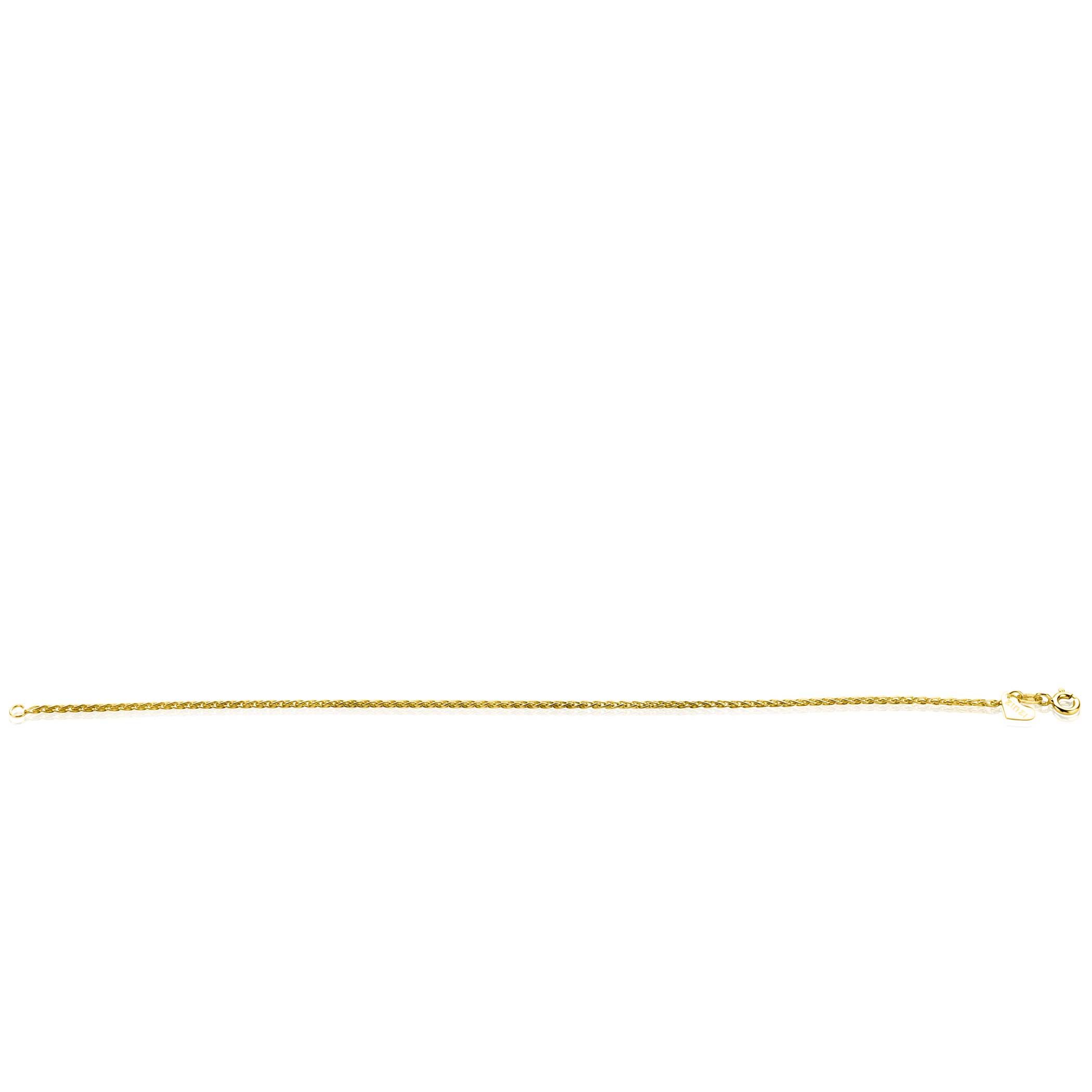 ZINZI GOLD armband palmier schakel 1.5mm 18.5cm