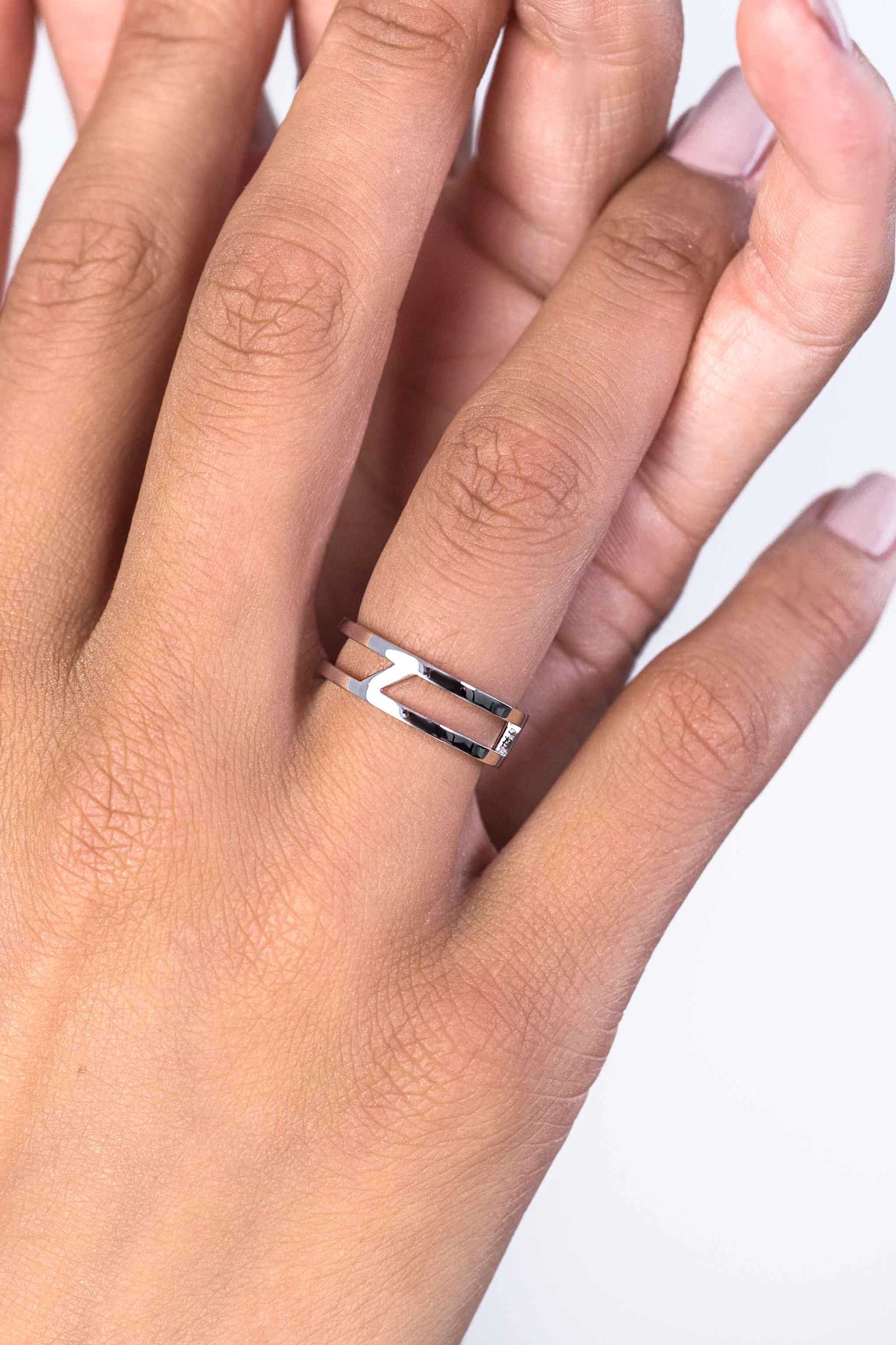 ZINZI silberner Ring glatt 8mm ZIR1154