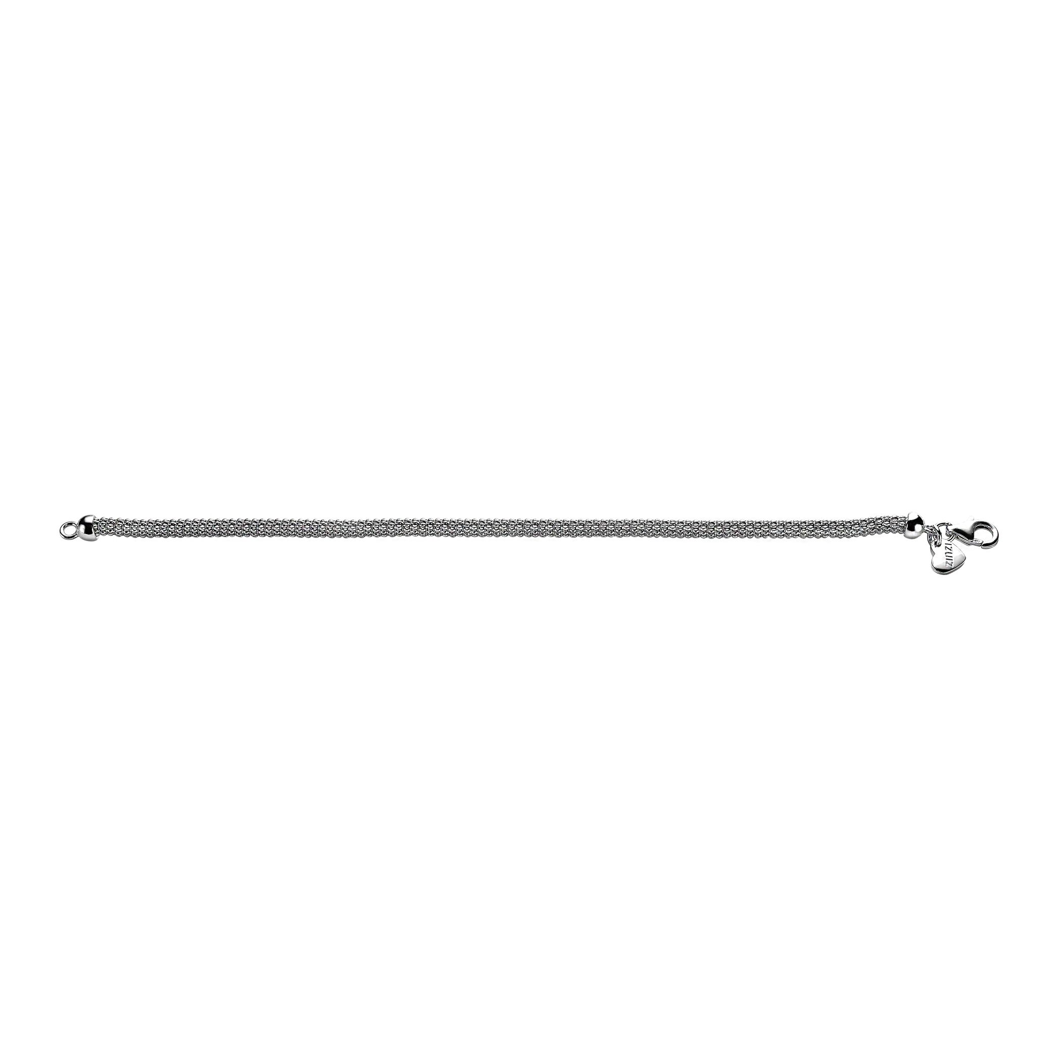 Zinzi silbernes Gliederarmband 4,5mm breit 19cm ZIA1057