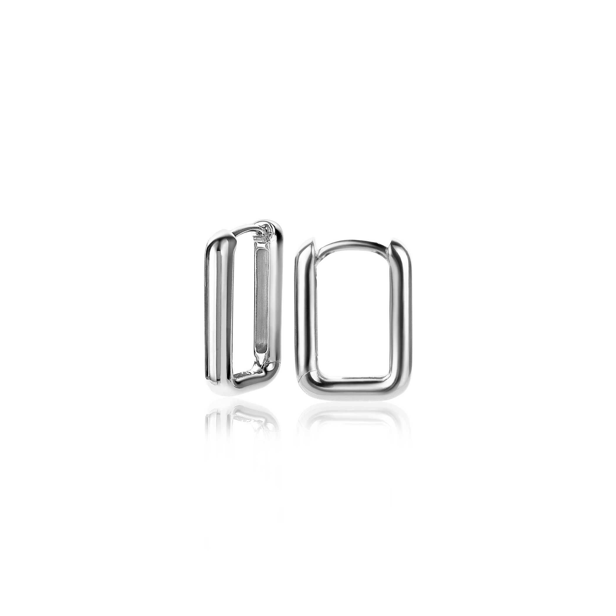 ZINZI silberne Luxus-Ohrringe 15x2mm ovale Form ZIO2221