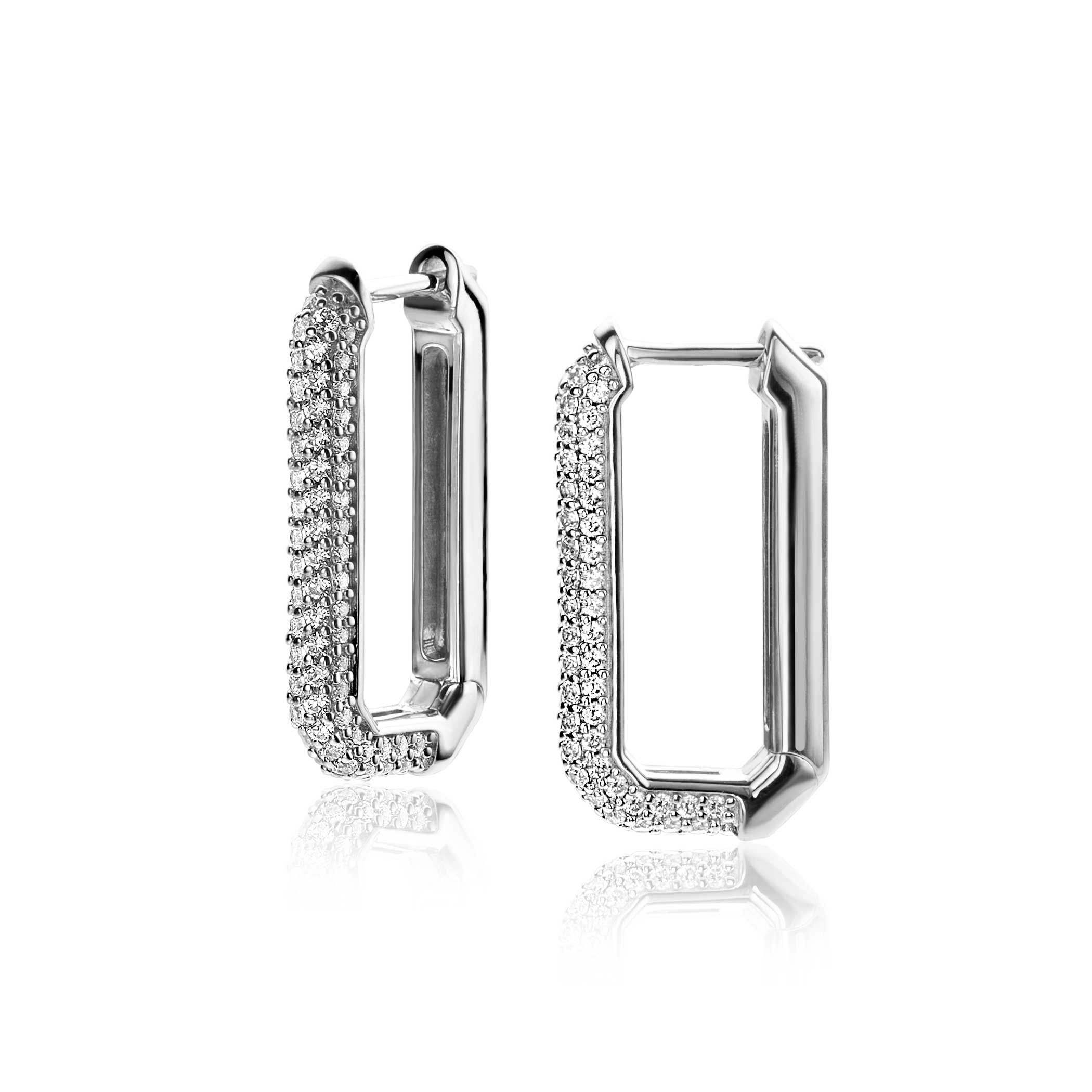 ZINZI * zlv. klapcreolen rechth.strak+zirc. 23.5x3mm