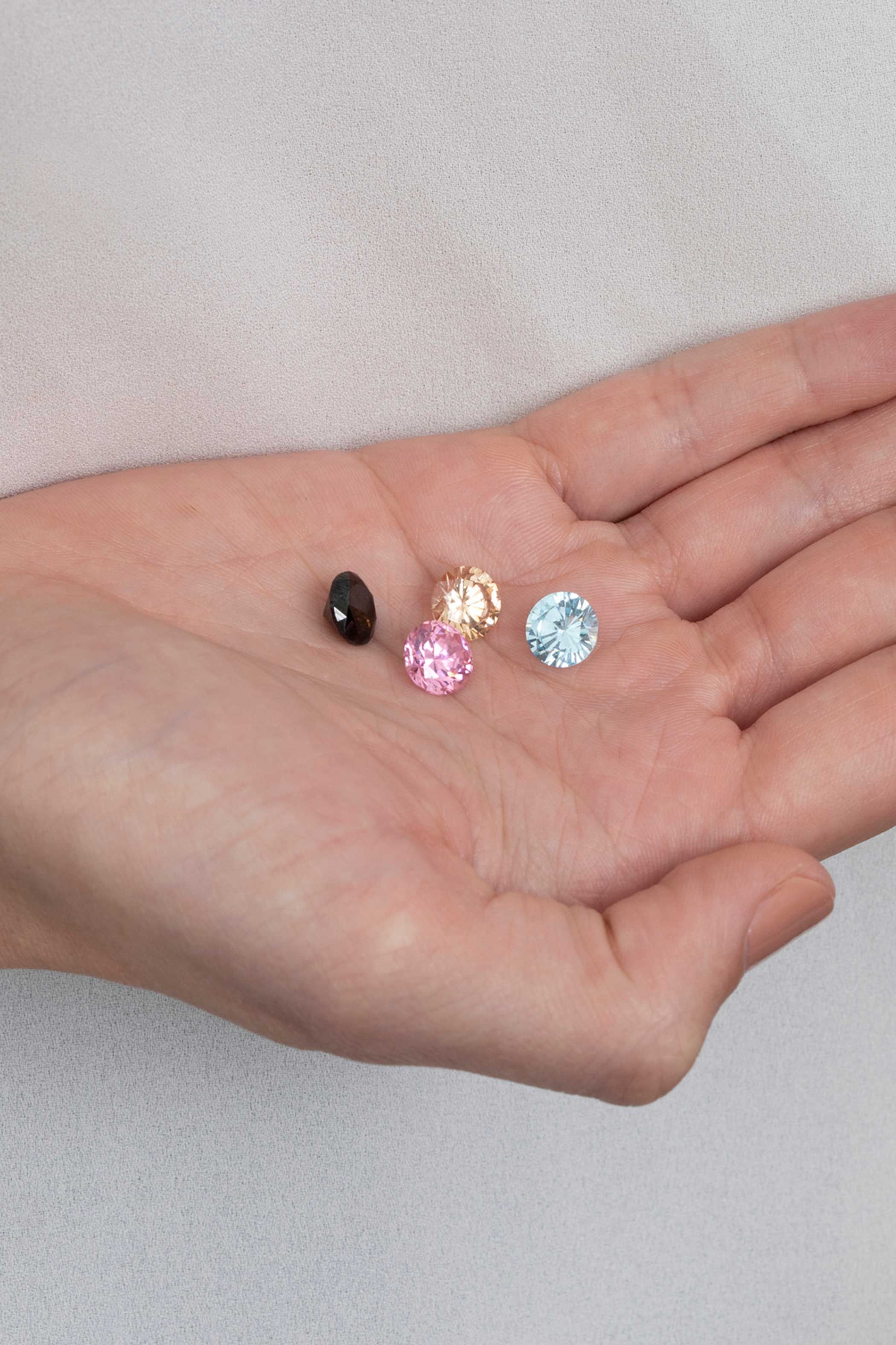 ZINZI silberner Wechselring rosé vergoldet rund ZIR3