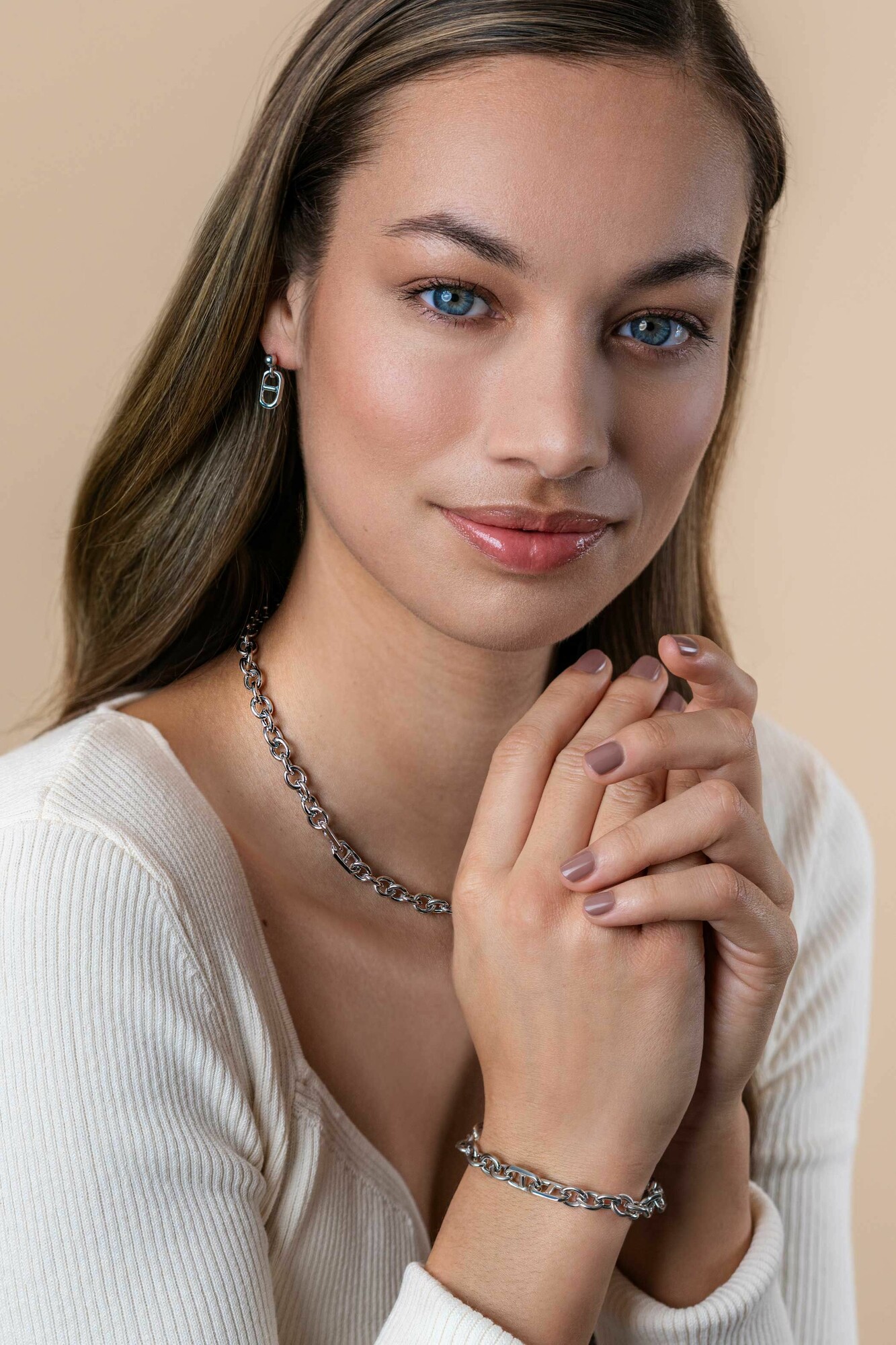 ZINZI zlv. collier fantasie massief