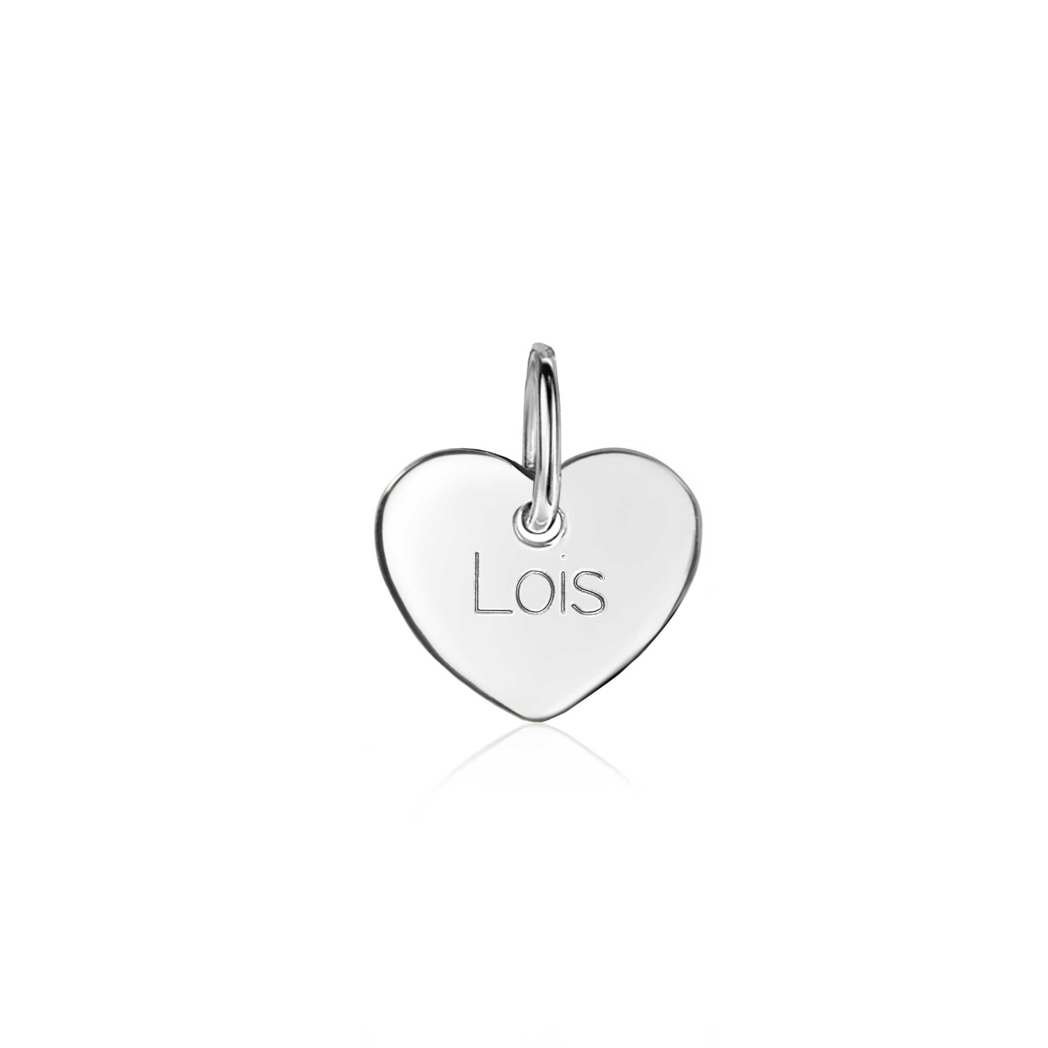 ZINZI zlv. hanger glanzend hart 12mm