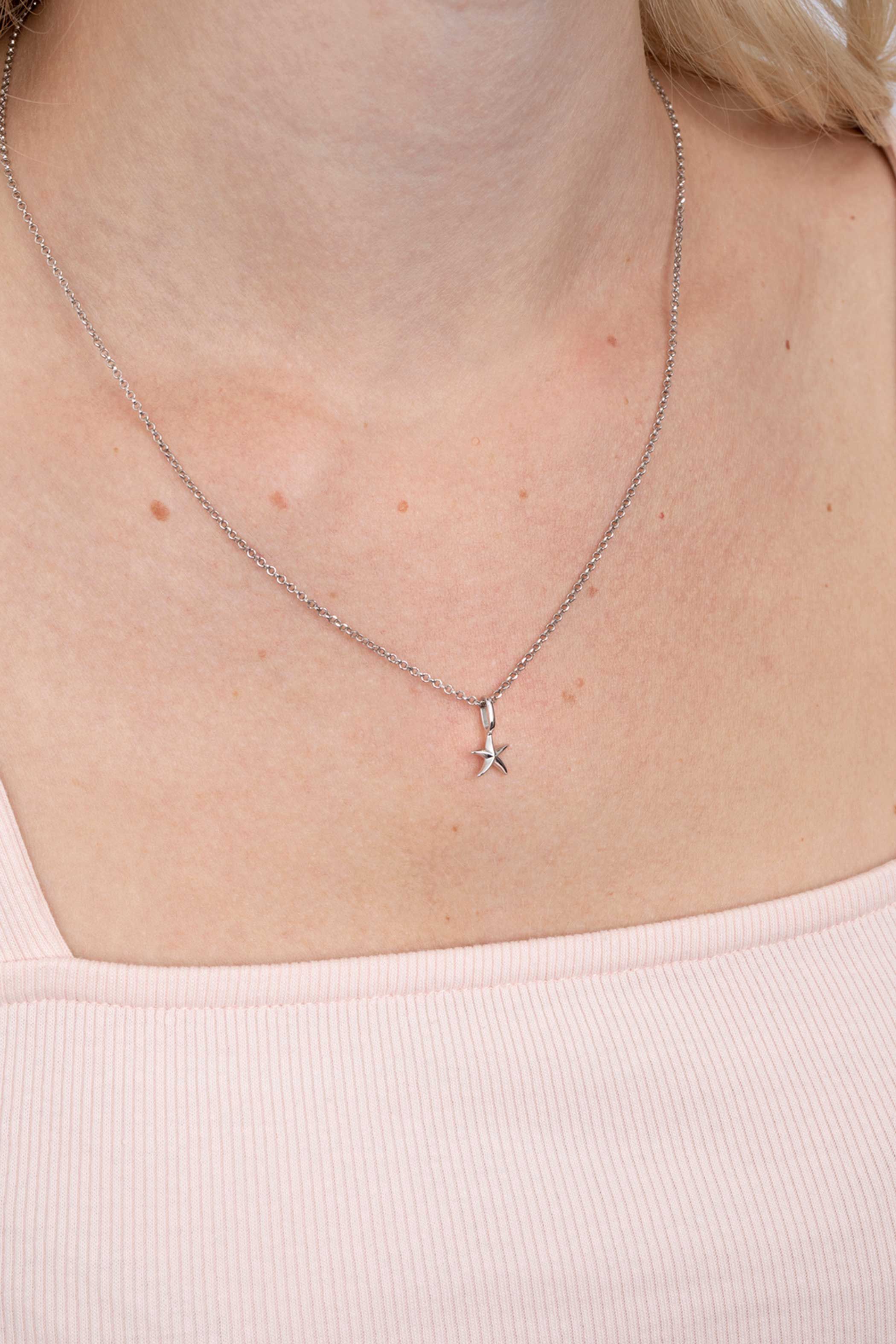 ZINZI silberner Anhänger Seestern ZIH2064