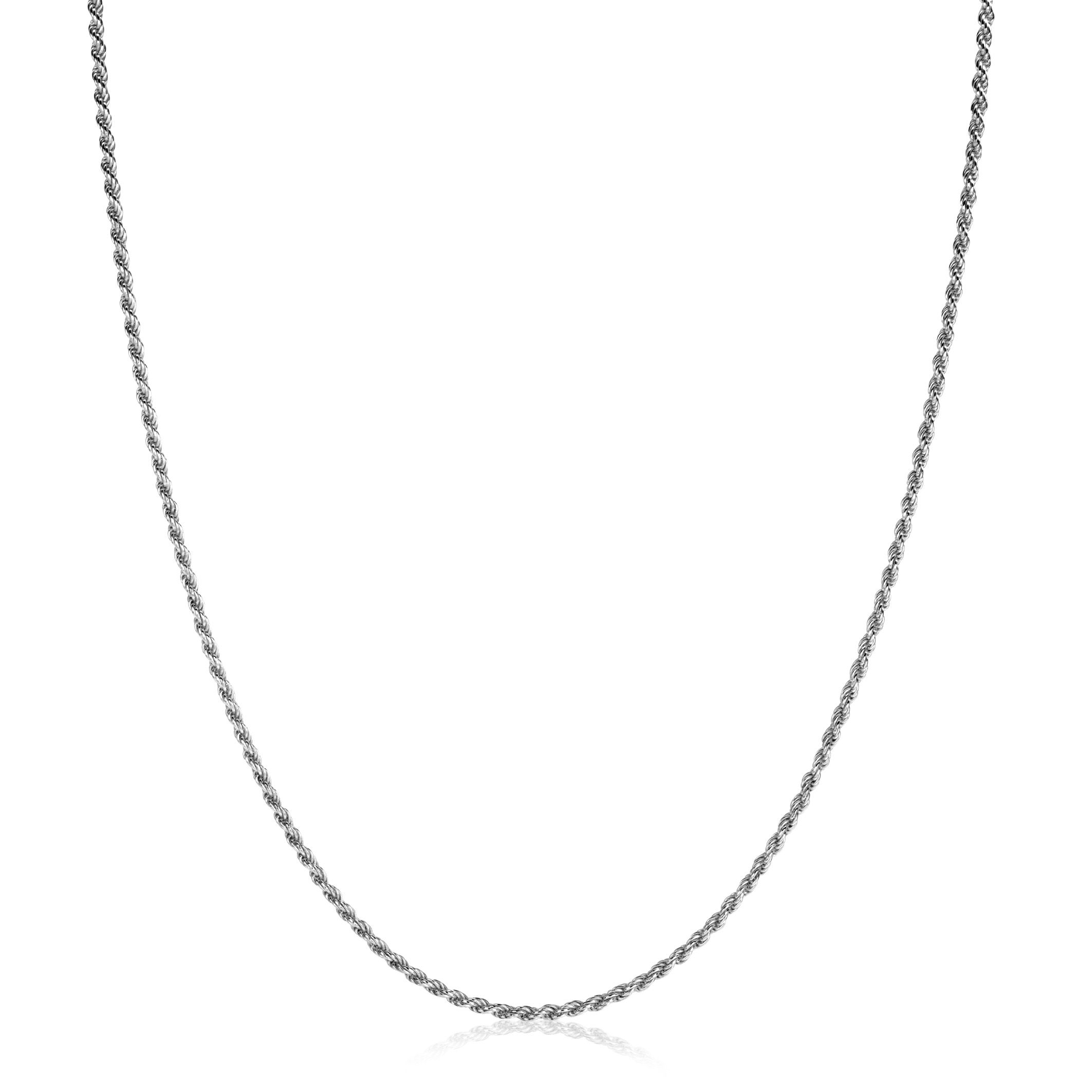 ZINZI zlv. koord collier 42cm
