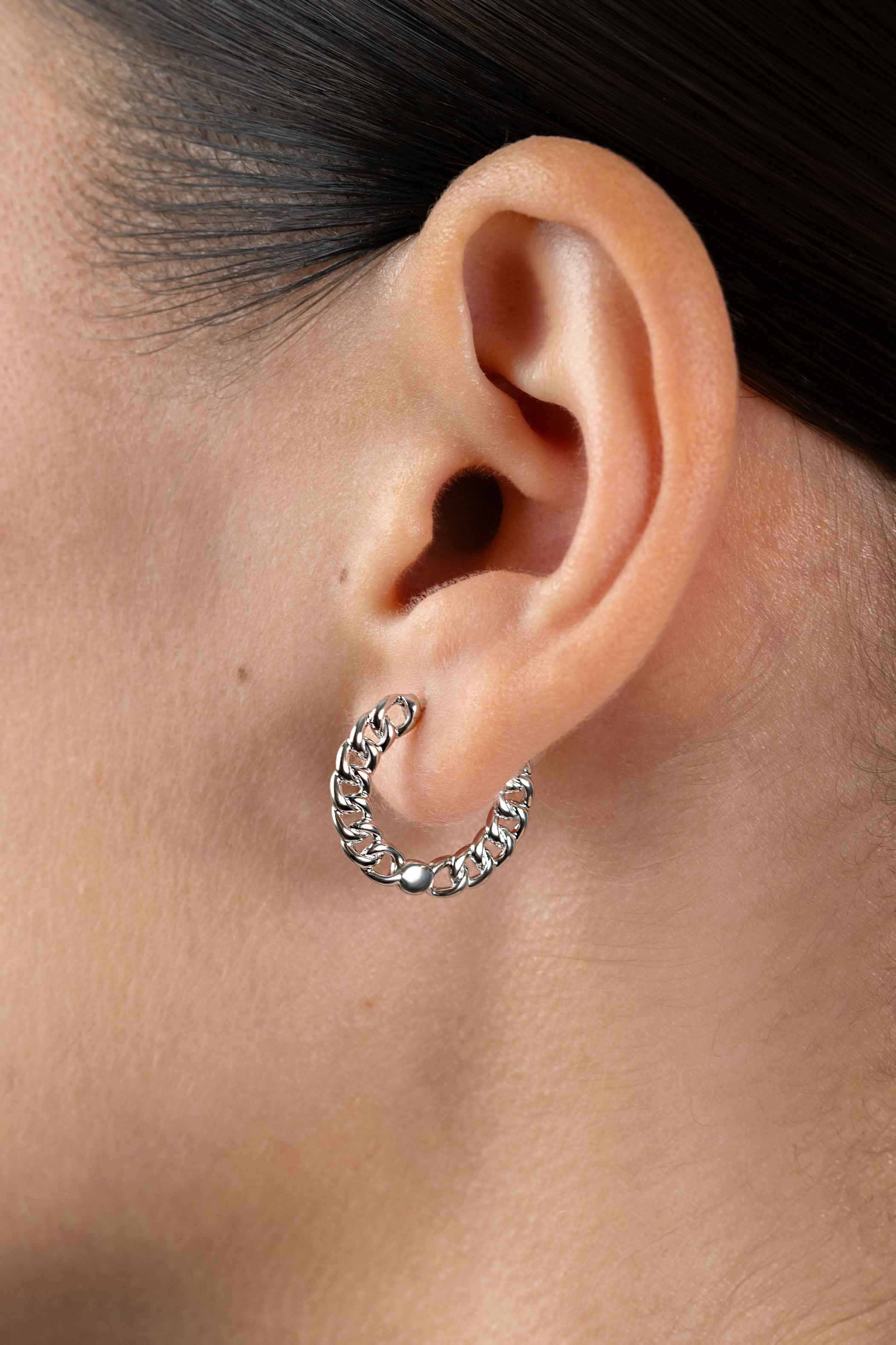 ZINZI zlv. oorringen gourmet 18x1.7mm