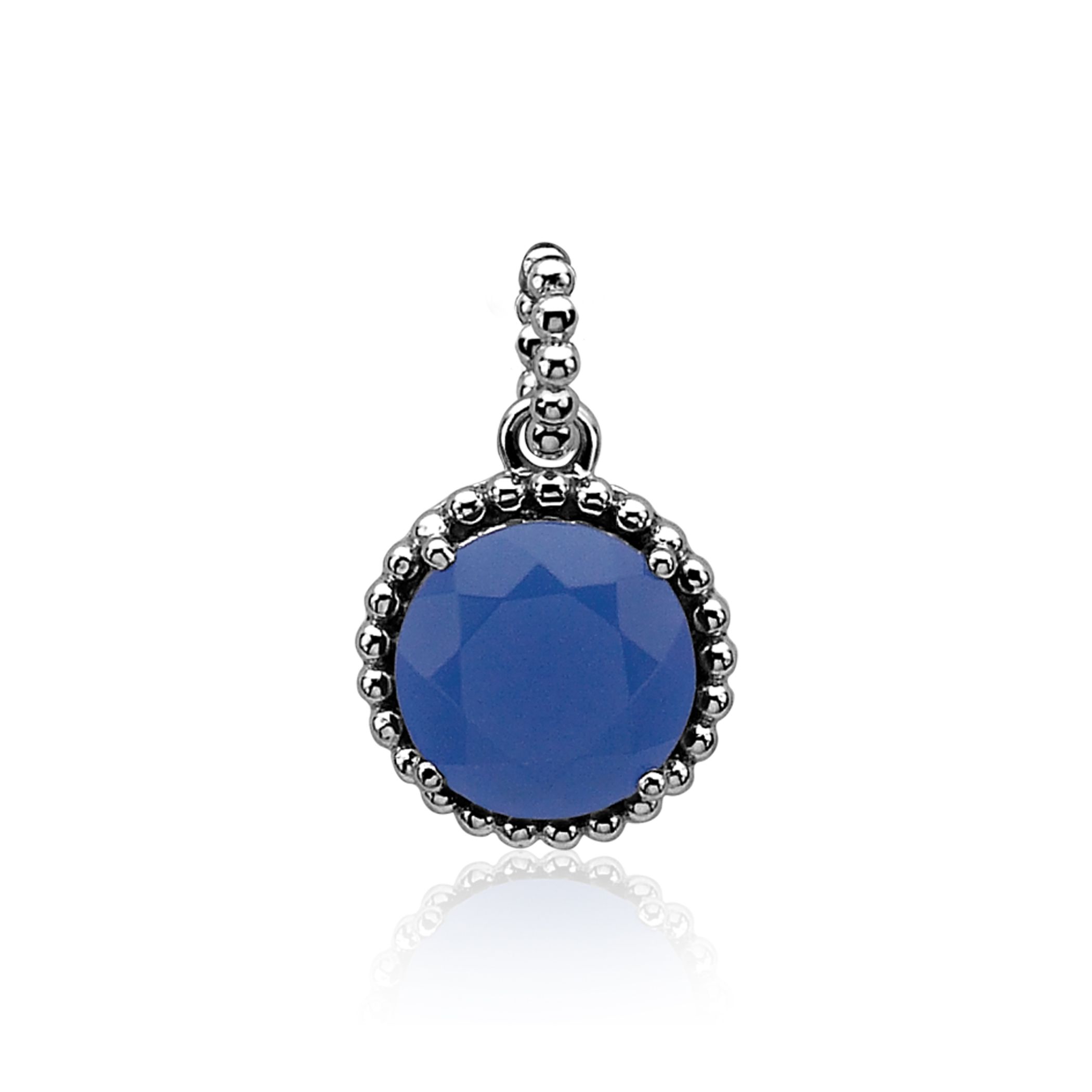 Zinzi silberner Anhänger blau ZIH842B