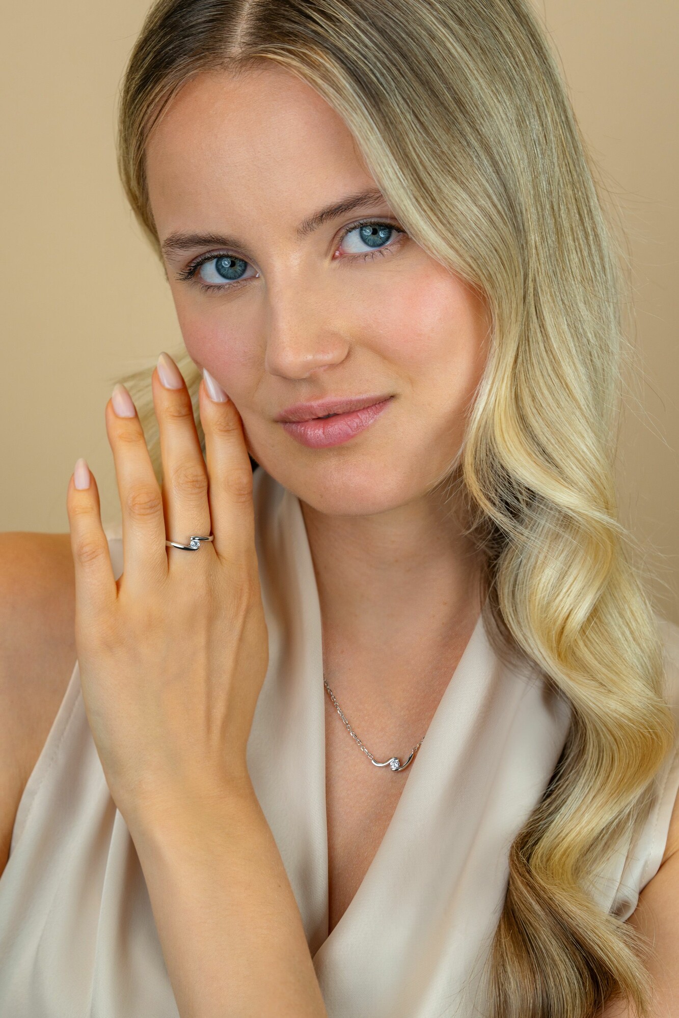 ZINZI zlv. ring slagmodel met zirconia mt.62