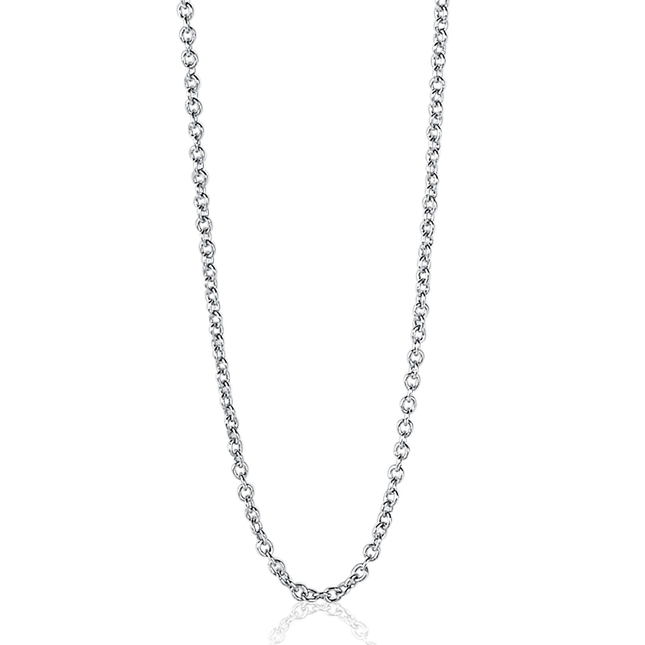 90cm ZINZI silberne Anker Kette ZILC-A90