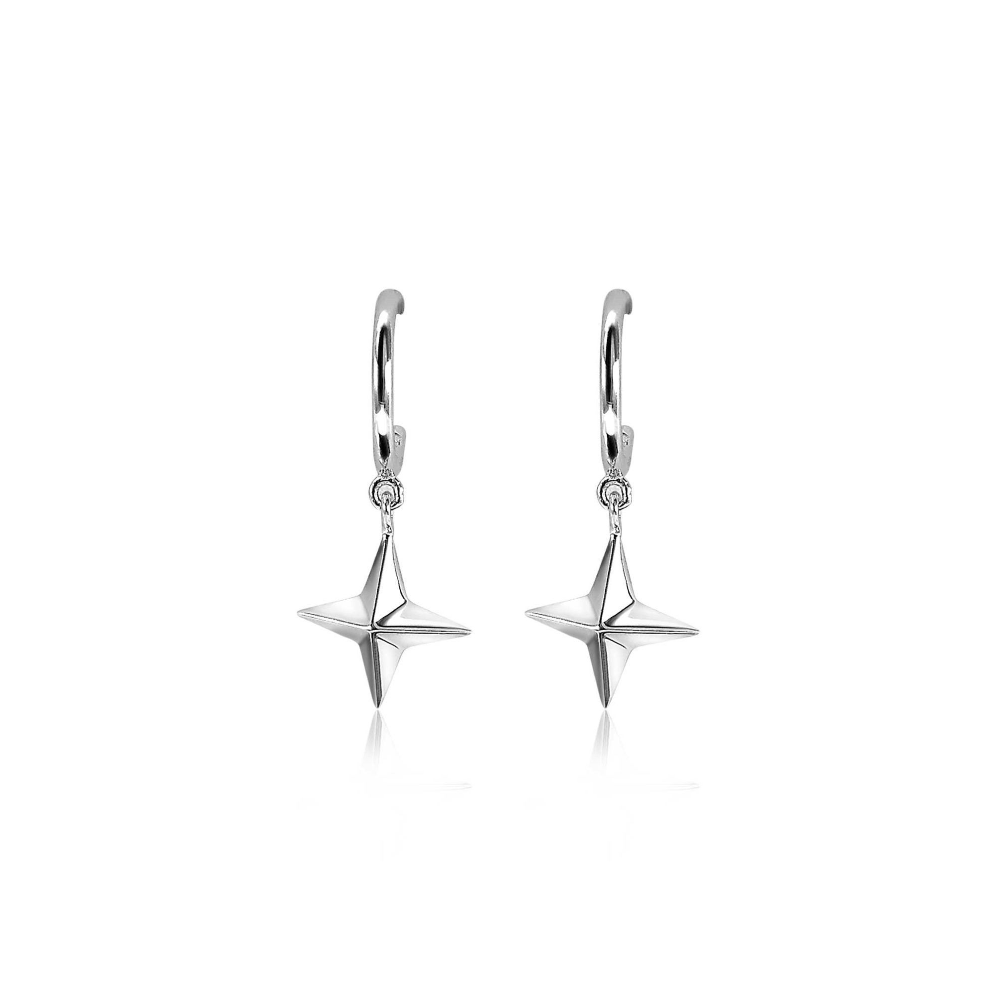 ZINZI silberne Ohrringe Stern Charm ZIO1979